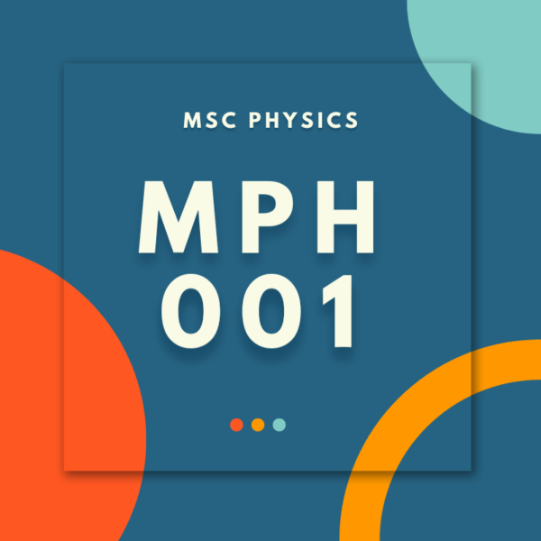 MPH-001 M.Sc. (Physics)