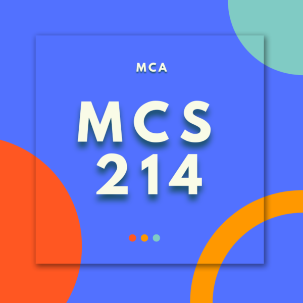 MCS-214: Professional Skills and Ethics (MCA)