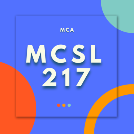 MCSL-217: Software Engineering Lab (MCA)