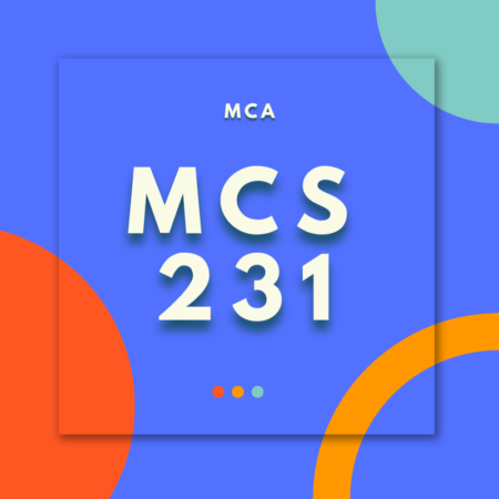 MCS-231: Mobile Computing (MCA)