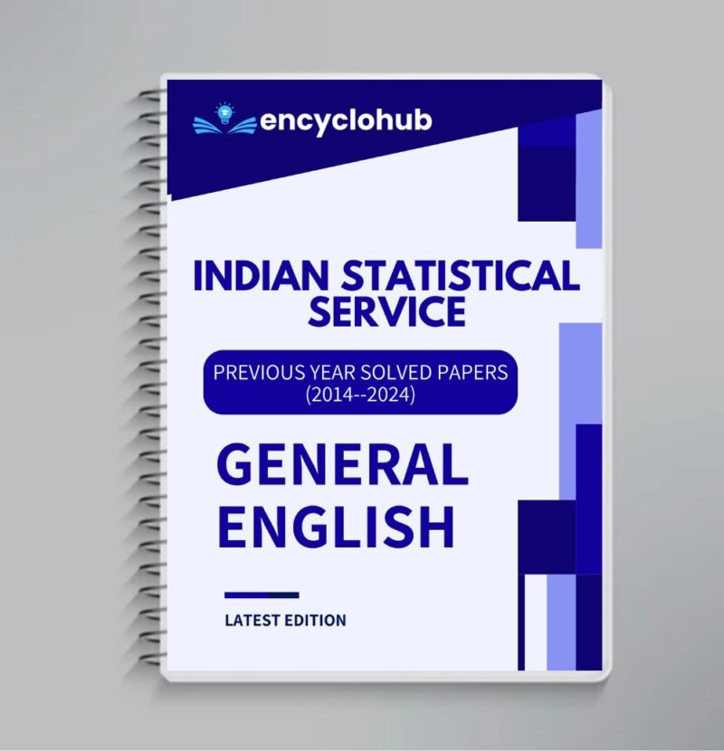 INDIAN STATISTICAL SERVICE (ISS) GENERAL ENGLISH Solved Papers (2014–2024) | Latest Edition Hardcopy