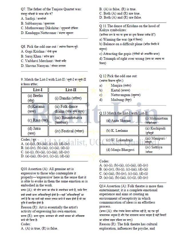 NTA UGC NET JRF Performing Arts (Dance Drama Theatre) Paper-II Previous Year Questions (2016–2025) By Rohit Jain - Image 5