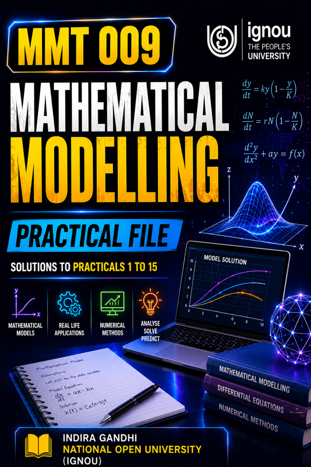 IGNOU MMT-009 Mathematical Modelling Practical File PDF | (Latest Edition)